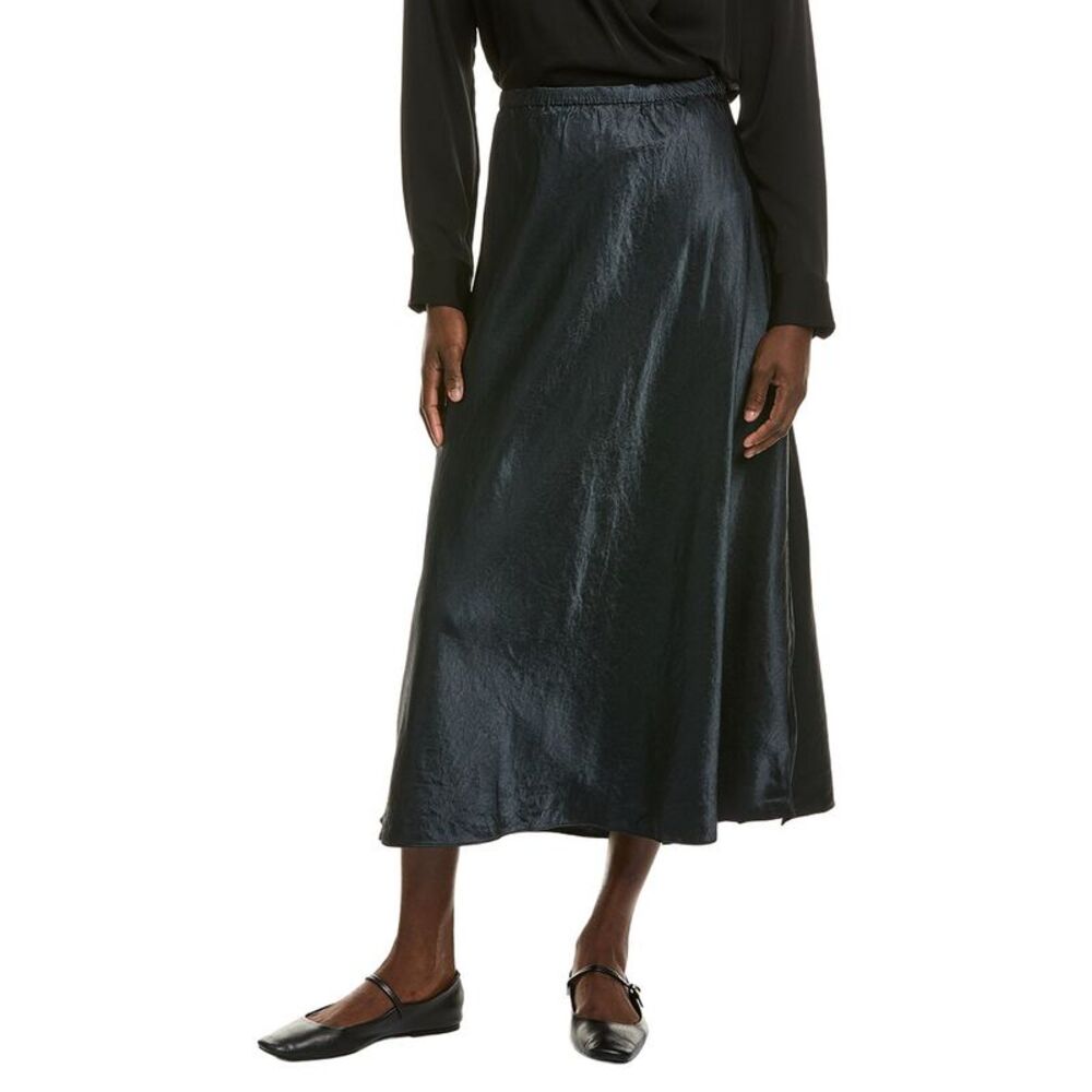 Eileen Fisher Womens  Bias Skirt, Grey